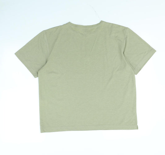Bonmarché Womens Green Basic T-Shirt Size M