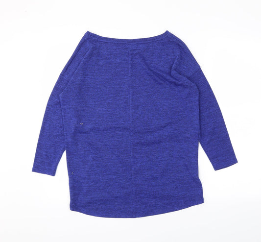 Warehouse Womens Blue Tunic T-Shirt Size 10