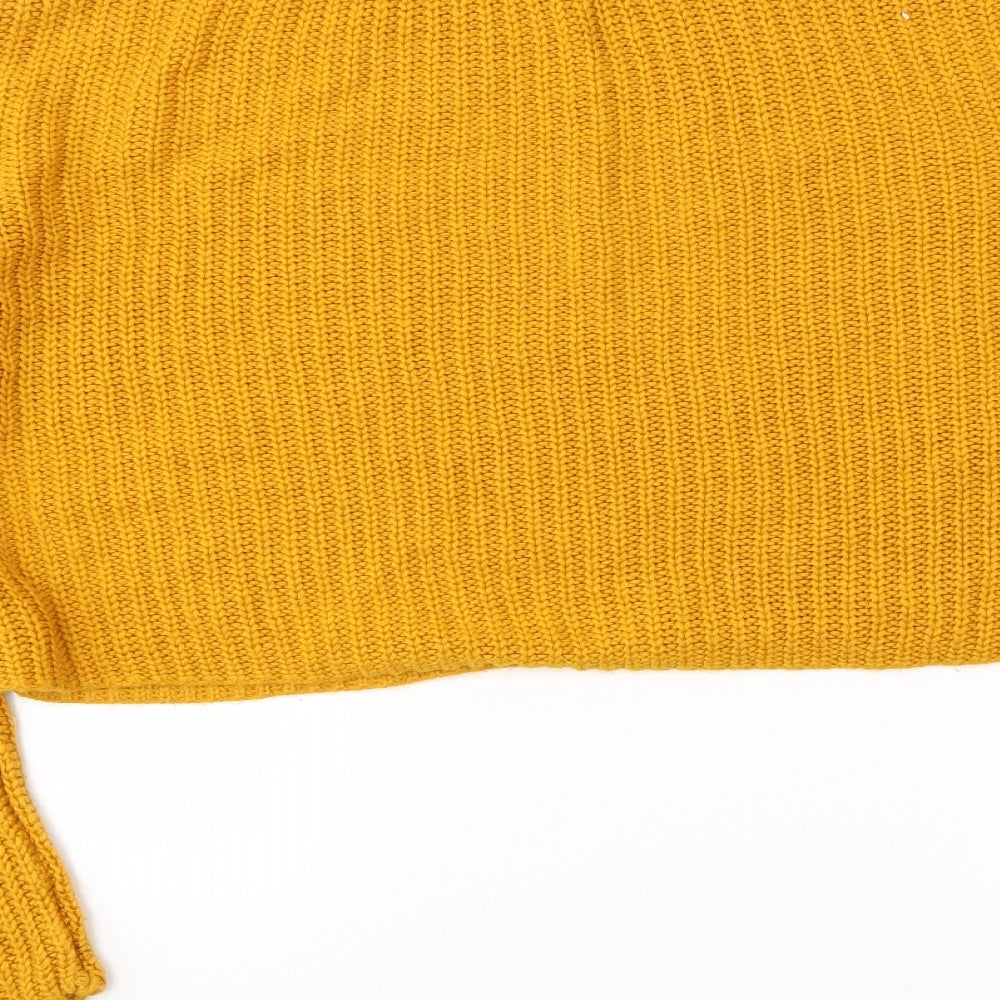 Primark Womens Yellow Pullover Jumper Size S