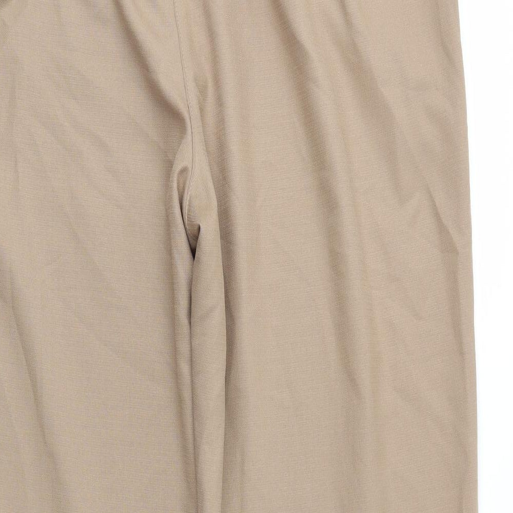 prewrn Womens Brown Trousers Size 18 L24 in