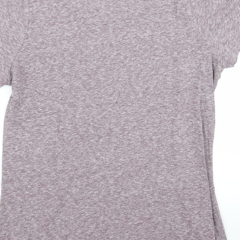 Womens UK Size L Mossimo Purple Basic T-Shirt