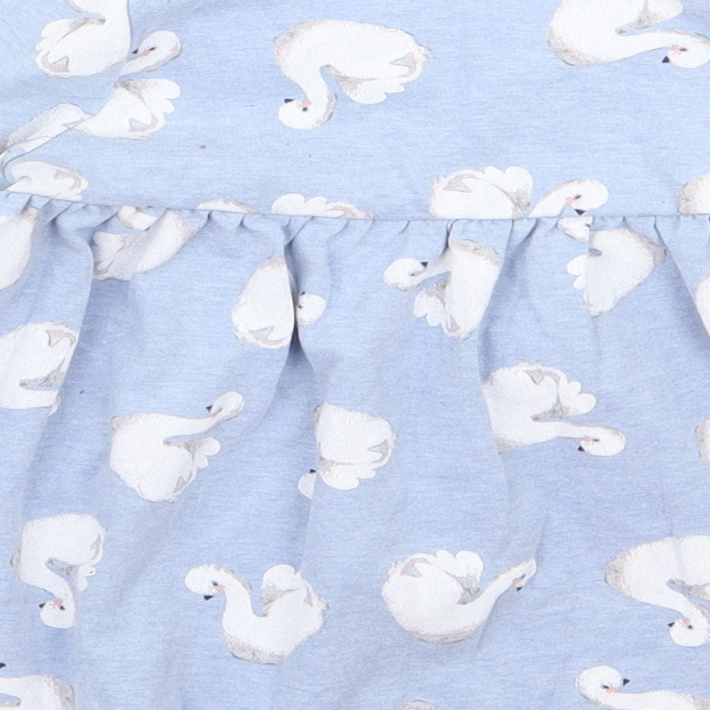 georg Baby Blue Animal Print A-Line Size 12 Months