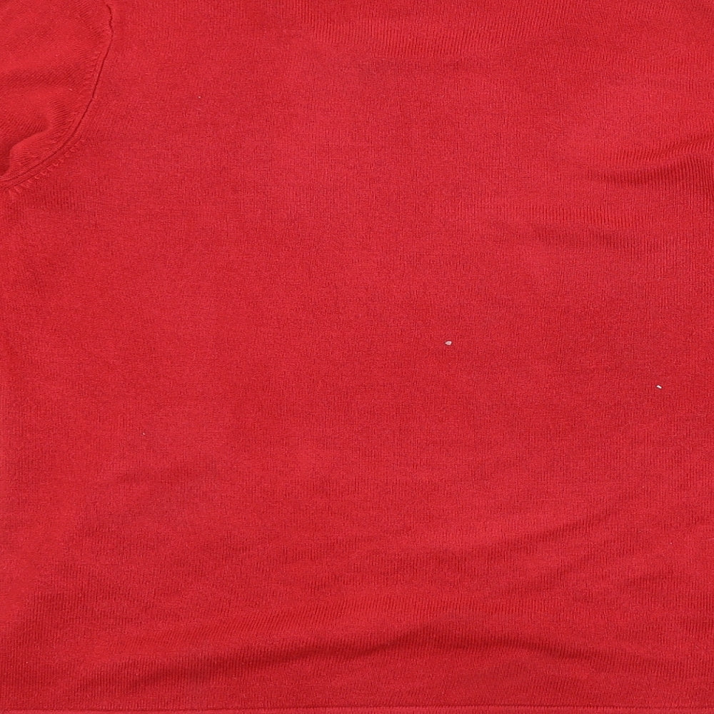 Papaya Classic Womens Red Pullover Jumper Size 14