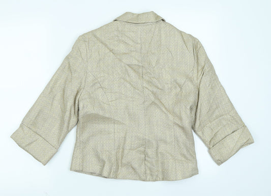George Womens Beige   Jacket Blazer Size 14