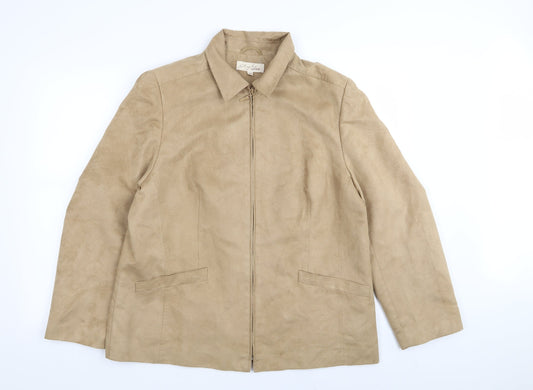 Womens UK Size 18 EWM Beige Jacket