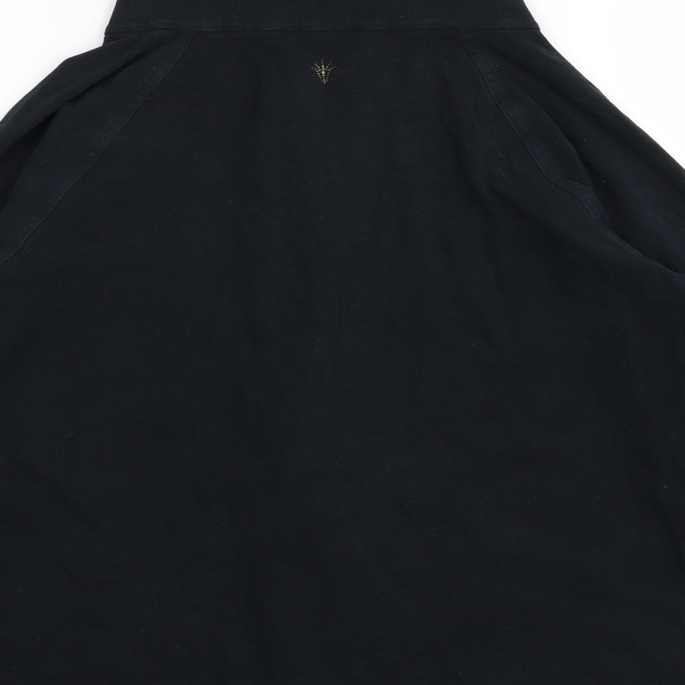 Marks & Spencer Womens Black Full Zip Jumper Size 14