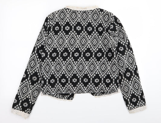 Primark Womens Multicoloured Argyle/Diamond Jacket Size 10