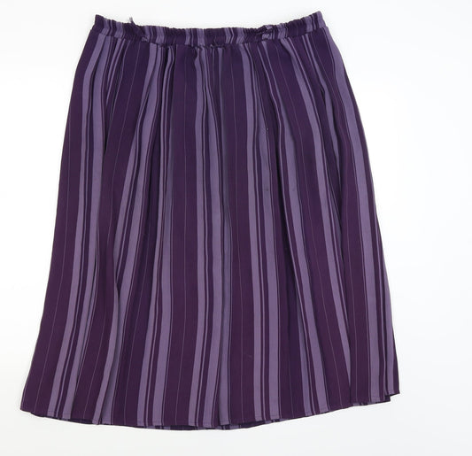 Womens UK Size L Preworn Pleated Skirt