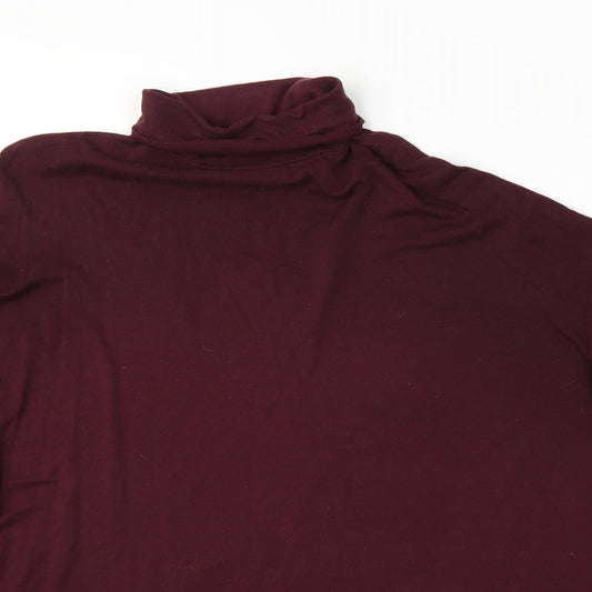 F&F Womens Purple Basic T-Shirt Size 12