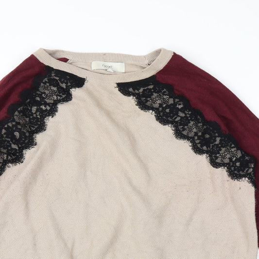 NEXT Womens Beige Pullover Jumper Size 16