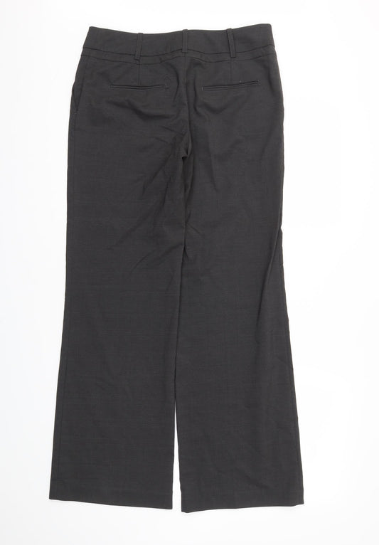 Womens UK Size 10 next Regular Fit Grey Trousers