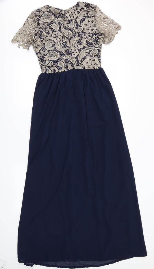 Club L Womens Blue Fit & Flare Size 6