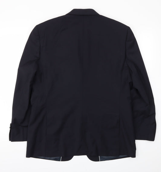 Mens UK Size 44 Preworn Regular Blue Suit Jacket