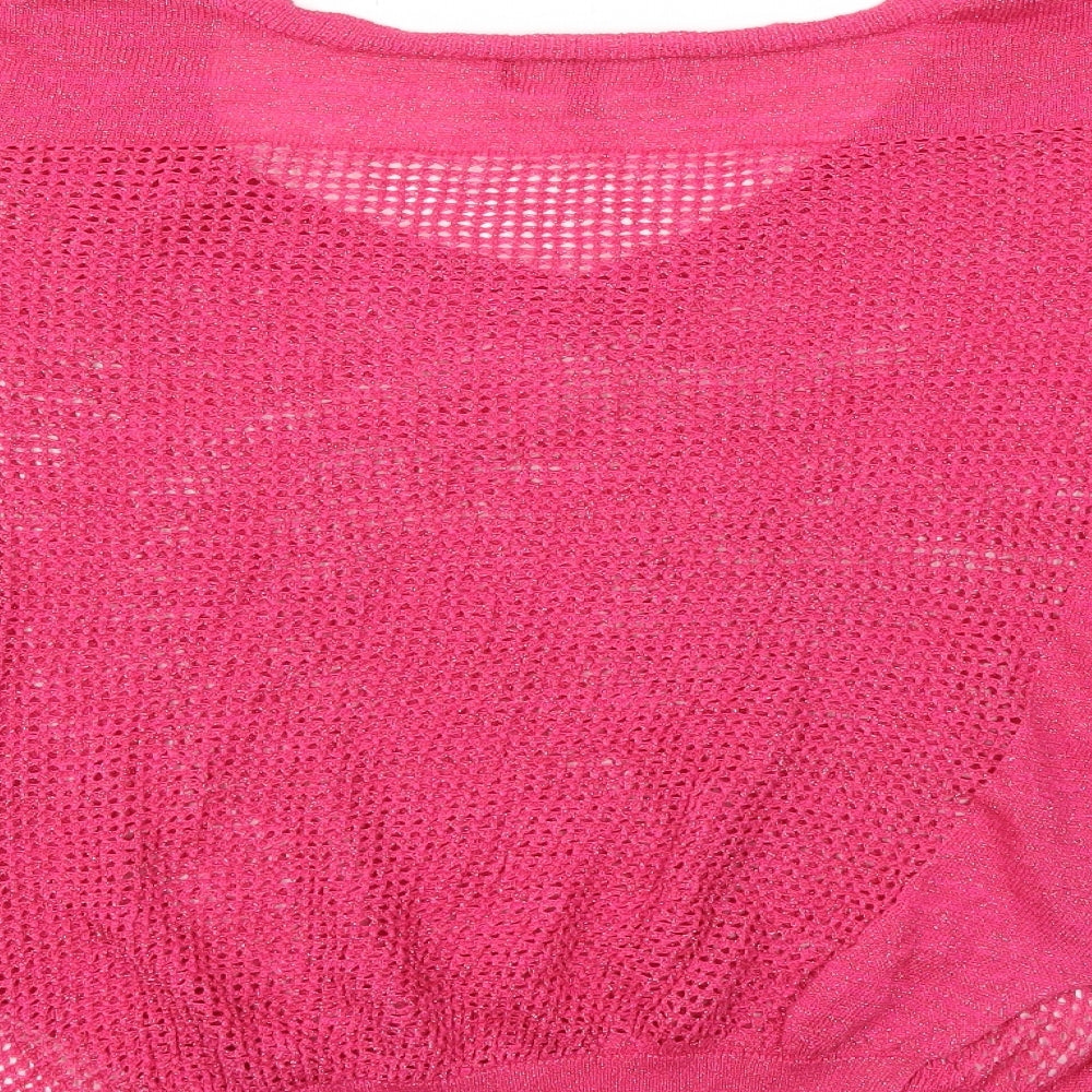 Womens UK Size 10 NEXT Pink Basic T-Shirt