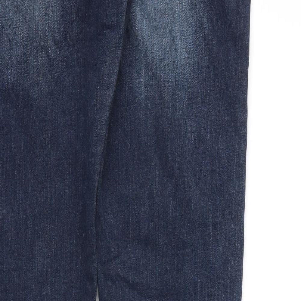 YEYES Womens Blue Skinny Jeans Size 12 L30 in