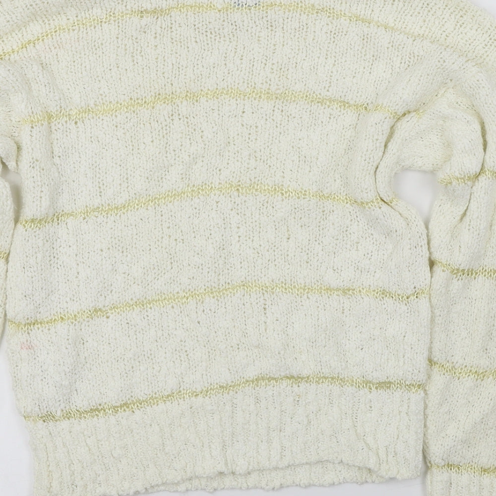 Wallis Womens Ivory Pullover Jumper Size S