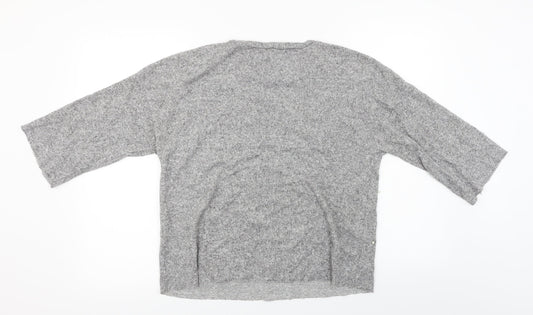 Zara Womens Grey Pullover Jumper Size M