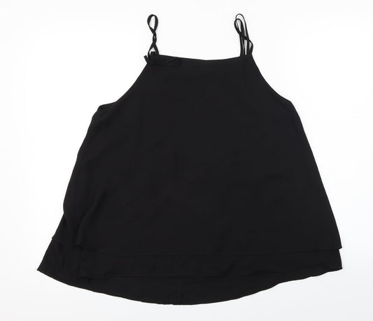 F&F Womens Black Basic Blouse Size 12