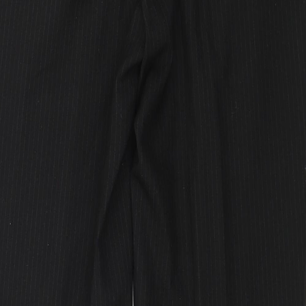 Mens UK Size 32 in Preworn Regular Fit Black Trousers