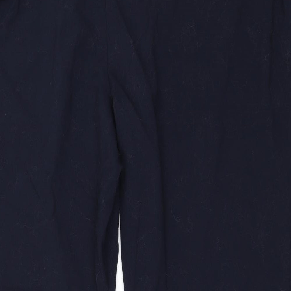 Womens UK Size 20 Marks and Spencer Regular Fit Blue Trousers
