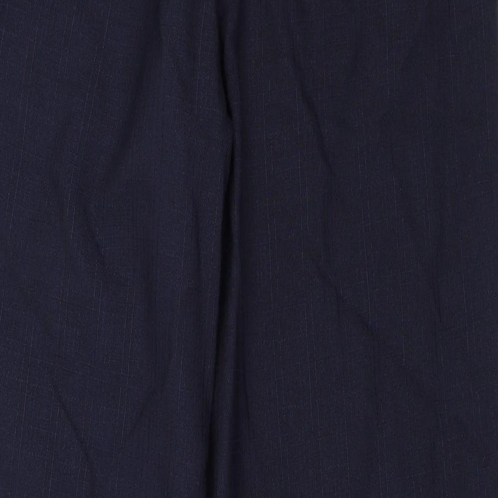 Marks and Spencer Womens Blue Trousers Size 10 L27 in
