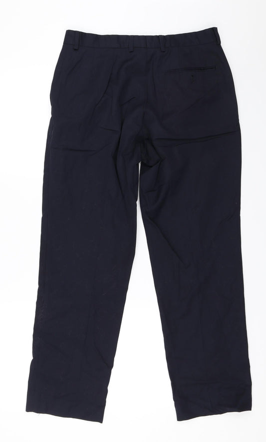 Autograph Mens Blue Trousers Size 32 in L29 in