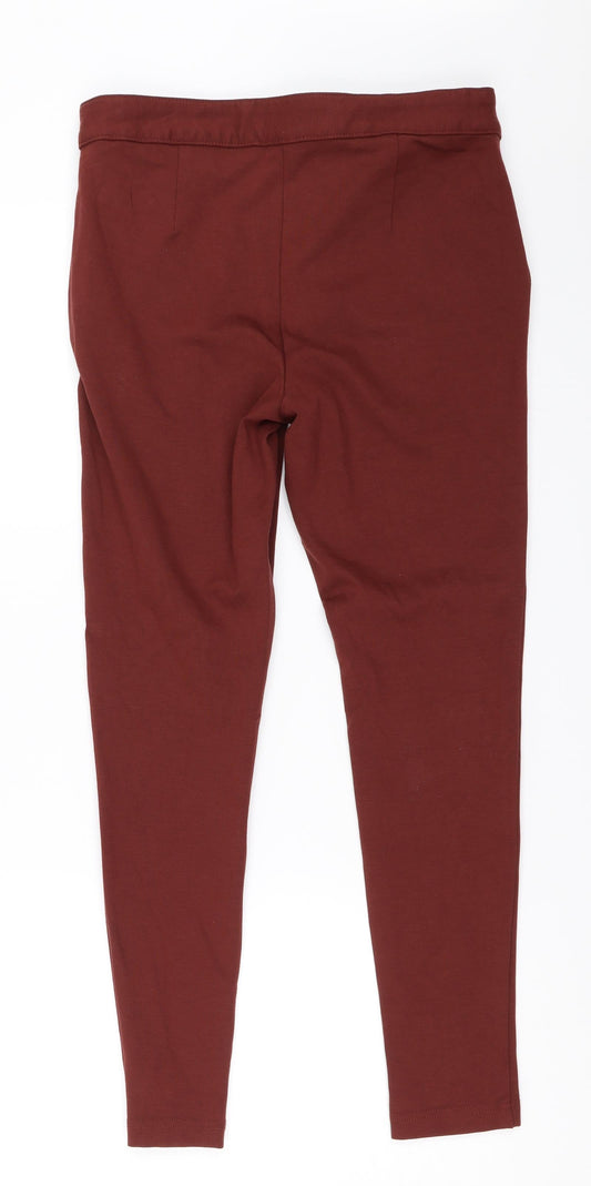 George Womens Red Capri Trousers Size 10 L26.5 in