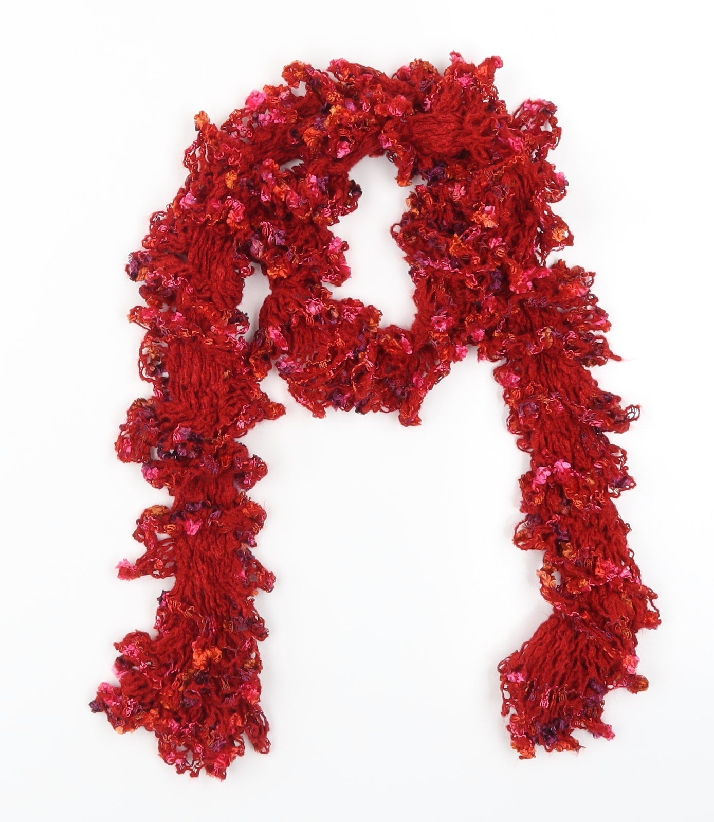 Preworn Womens Red Scarf