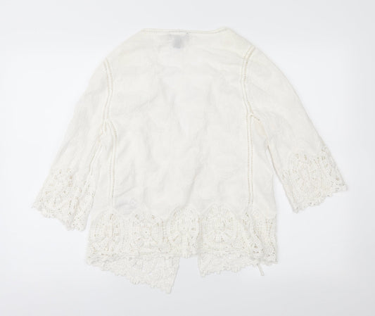Womens UK Size M New Look White Jacket