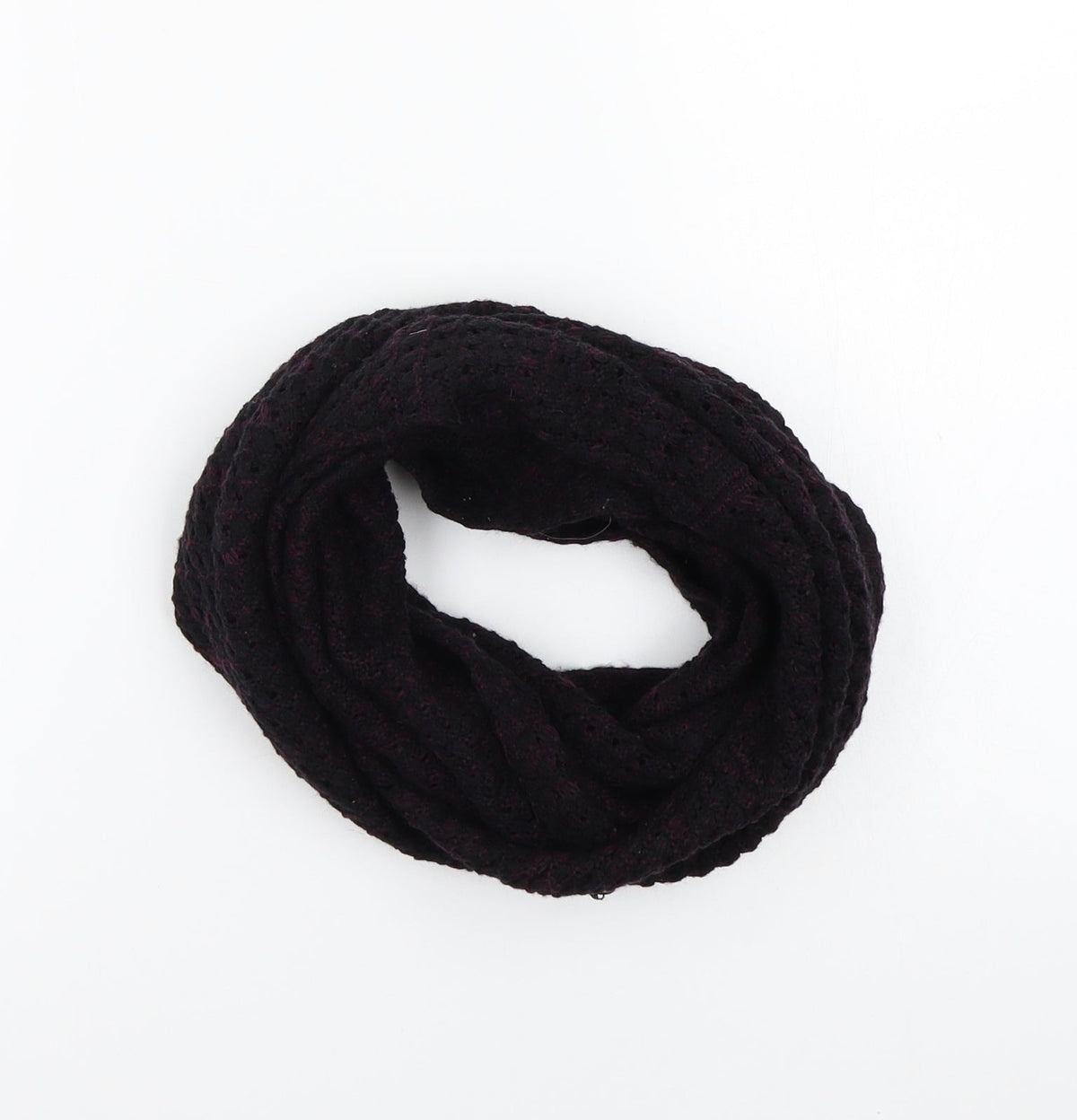 Front view of Preworn unisex purple scarf - l