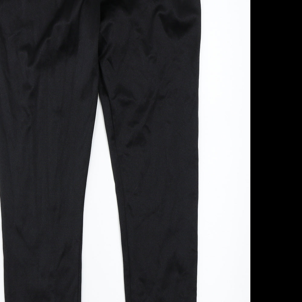 Womens UK Size 34 Love Label Regular Fit Black Trousers