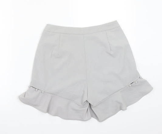 Missguided Womens Grey   Culotte Shorts Size 8