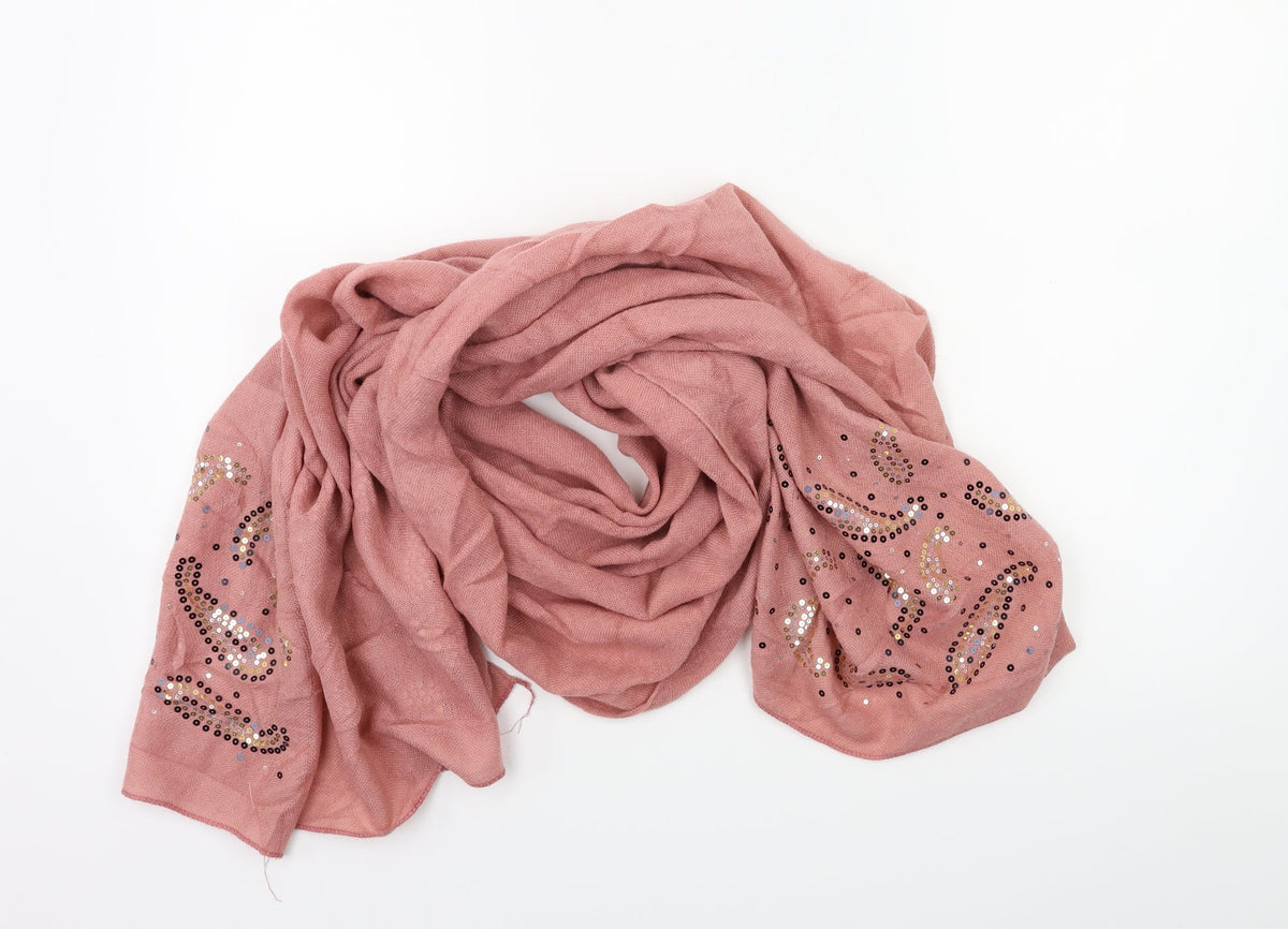 Preworn Womens Pink Scarf