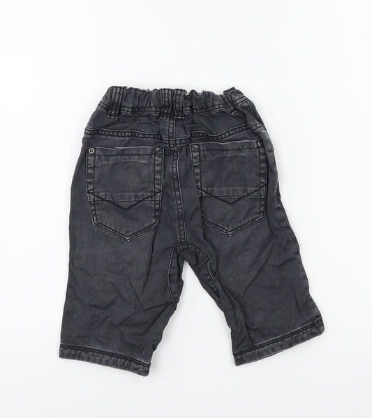 TU Boys Grey Denim Cropped Jeans Size 6 Years