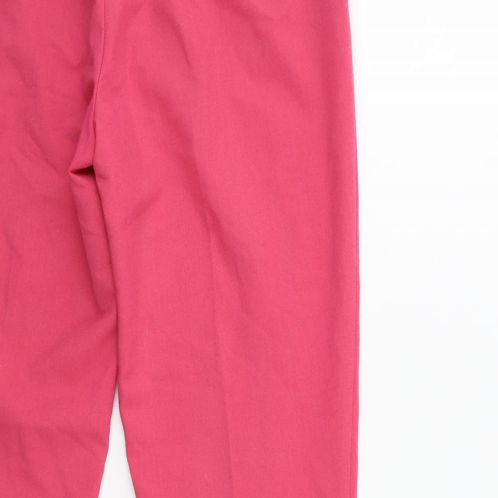F&F Womens Pink Trousers Size 10 L27 in