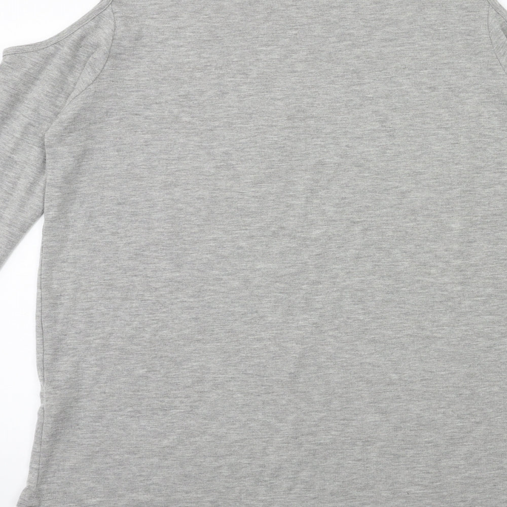 Womens UK Size 14 Atmosphere Grey Basic T-Shirt
