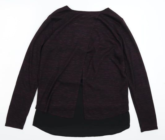 VERO MODA Womens Brown Knit Pullover Jumper Size M
