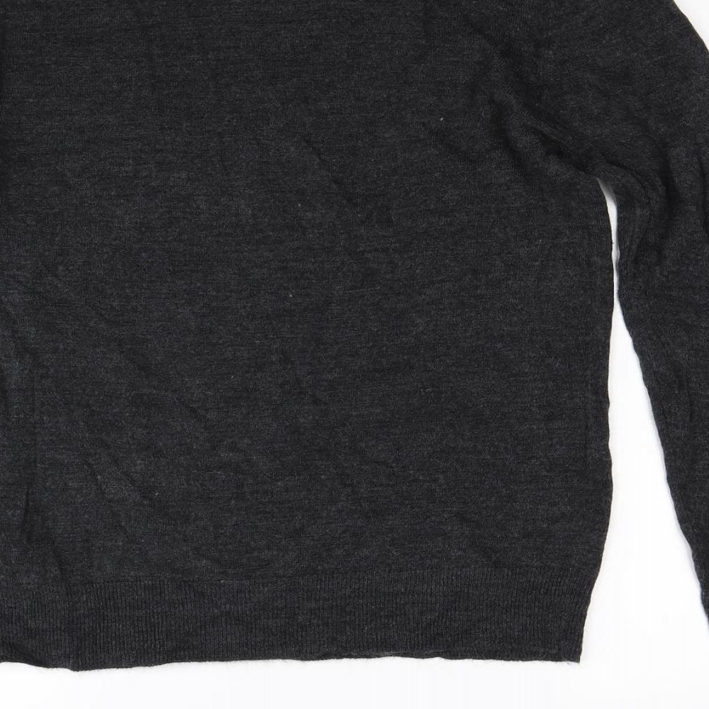 Ceader wood state Mens Grey Knit Pullover Jumper Size M