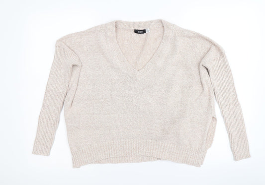 BDG Womens Brown Knit Pullover Jumper Size S