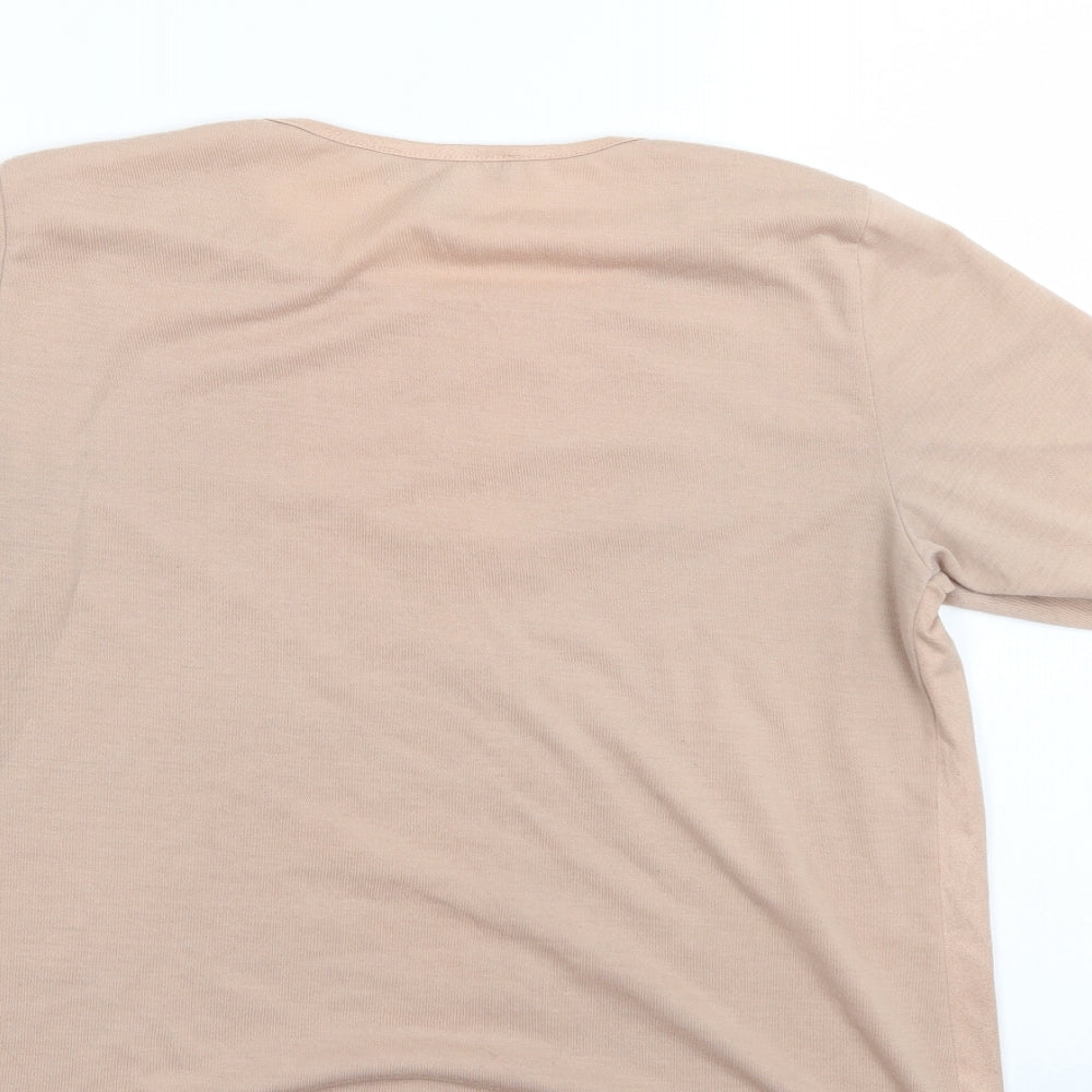 Primark Womens Beige Basic Blouse Size 12