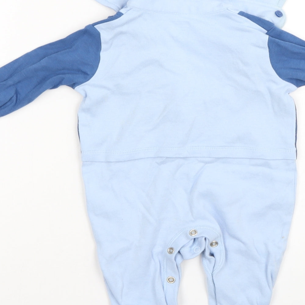 Mini Cuddles Boys Blue Babygrow One-Piece Size 0-3 Months