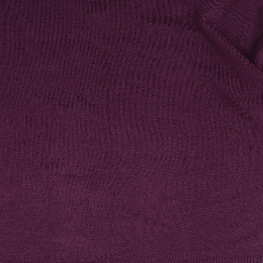 Oak Valley Mens Purple Pullover Jumper Size S