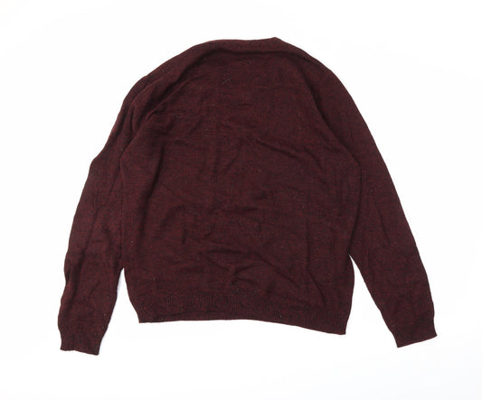 Kensington Mens Red Pullover Jumper Size XL