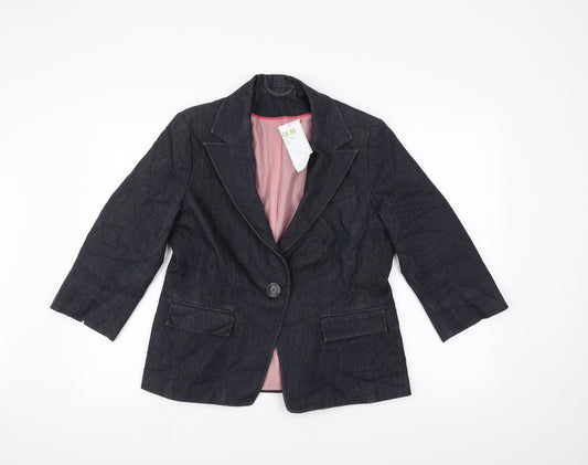 Womens UK Size 14 F&F Blue Jacket