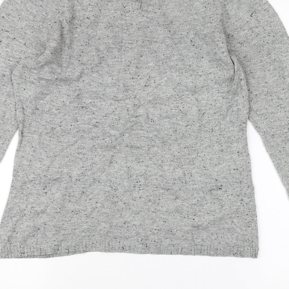 Womens UK Size 8 NEXT Grey Basic T-Shirt