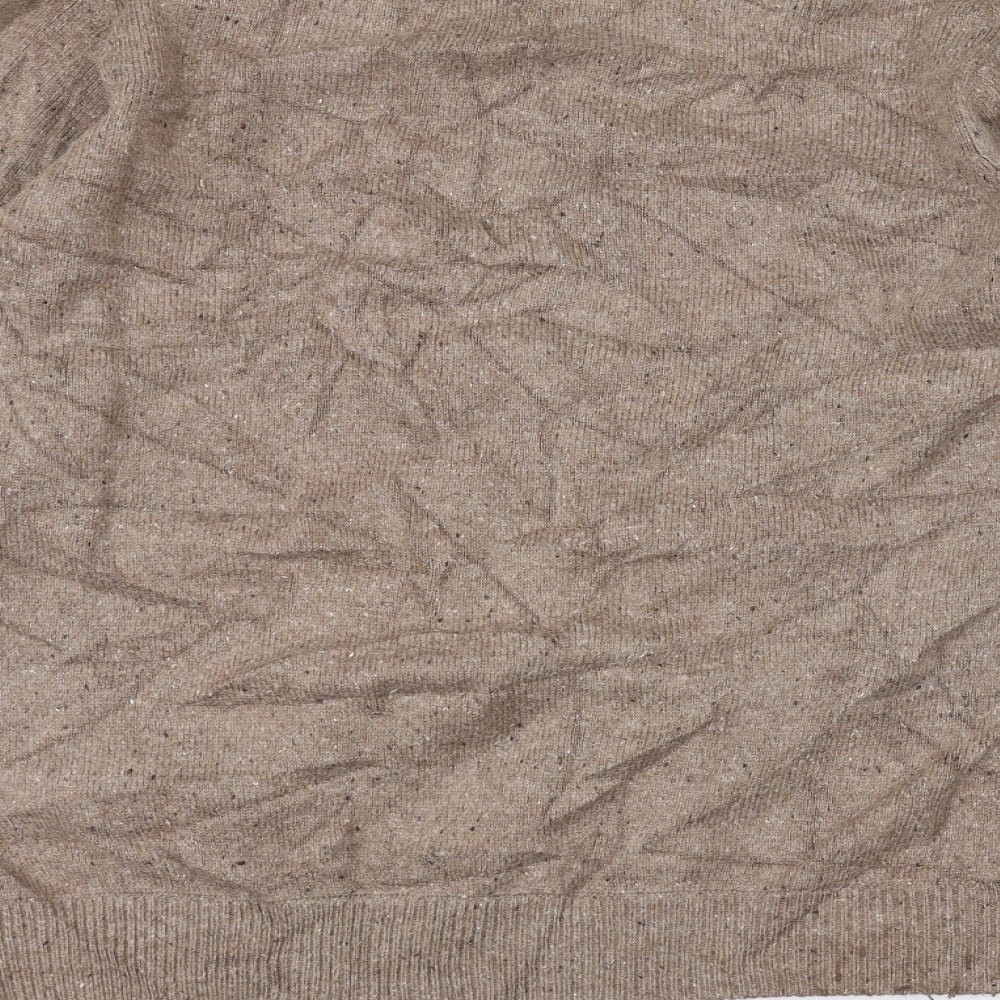 Marks and Spencer Mens Brown Knit Pullover Jumper Size L