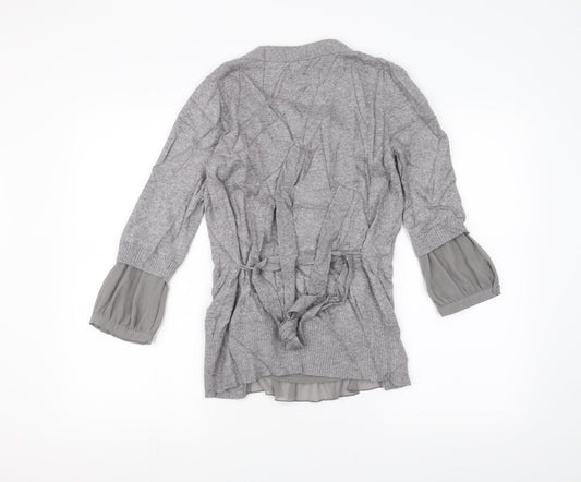 Womens UK Size 10 NEXT Grey Basic T-Shirt