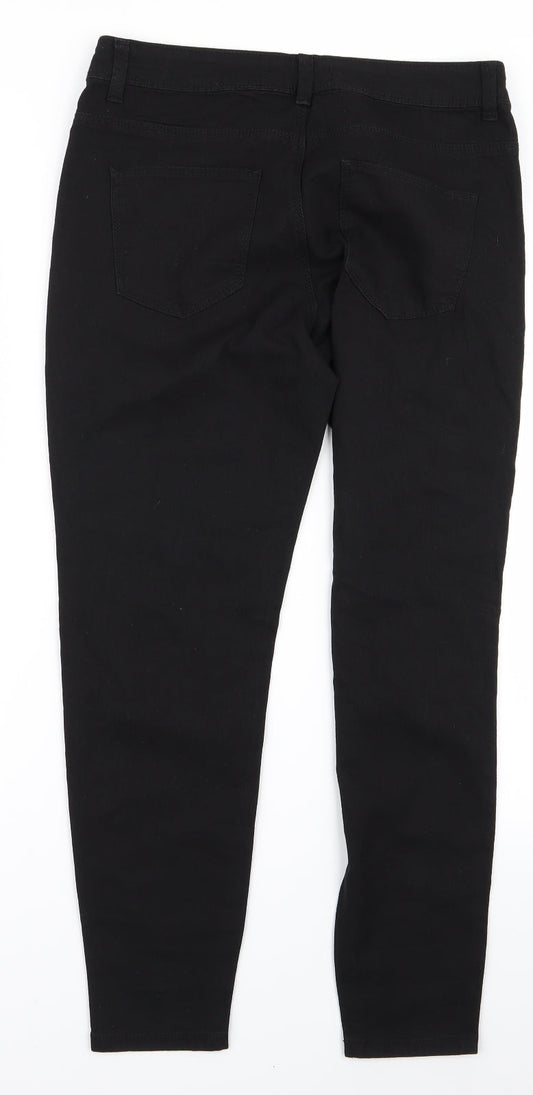 Womens UK Size 12 Primark Regular Fit Black Trousers
