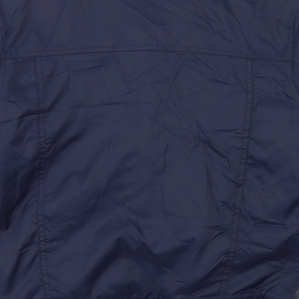 M&Co Boys Blue Bomber Jacket Coat