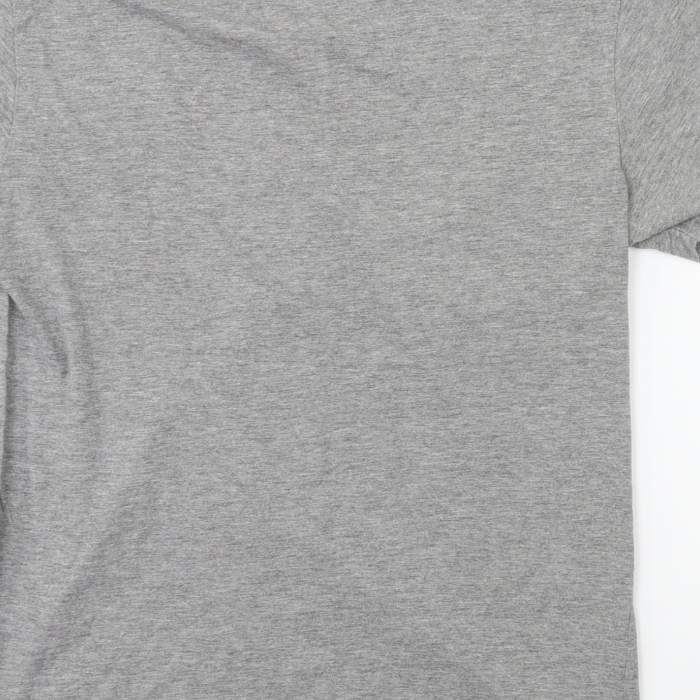 Primark Mens Grey Solid Pyjama Top Size S - Raindeer